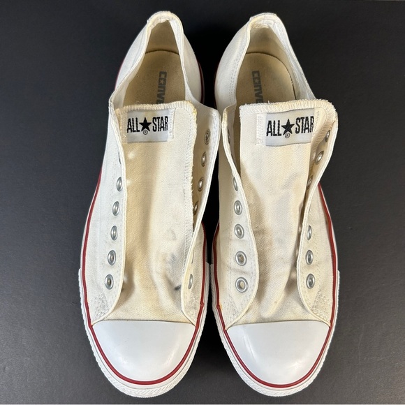 Converse Cream Men’s Slip-On Sneakers 11.5 - Picture 3 of 11